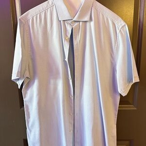 Murano Light Blue Casual Button Down Shirt